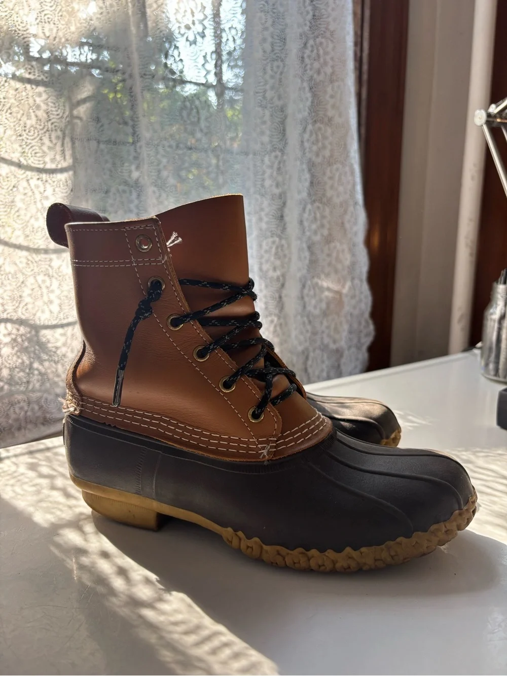 Brown Bean Boots - women’s size 9